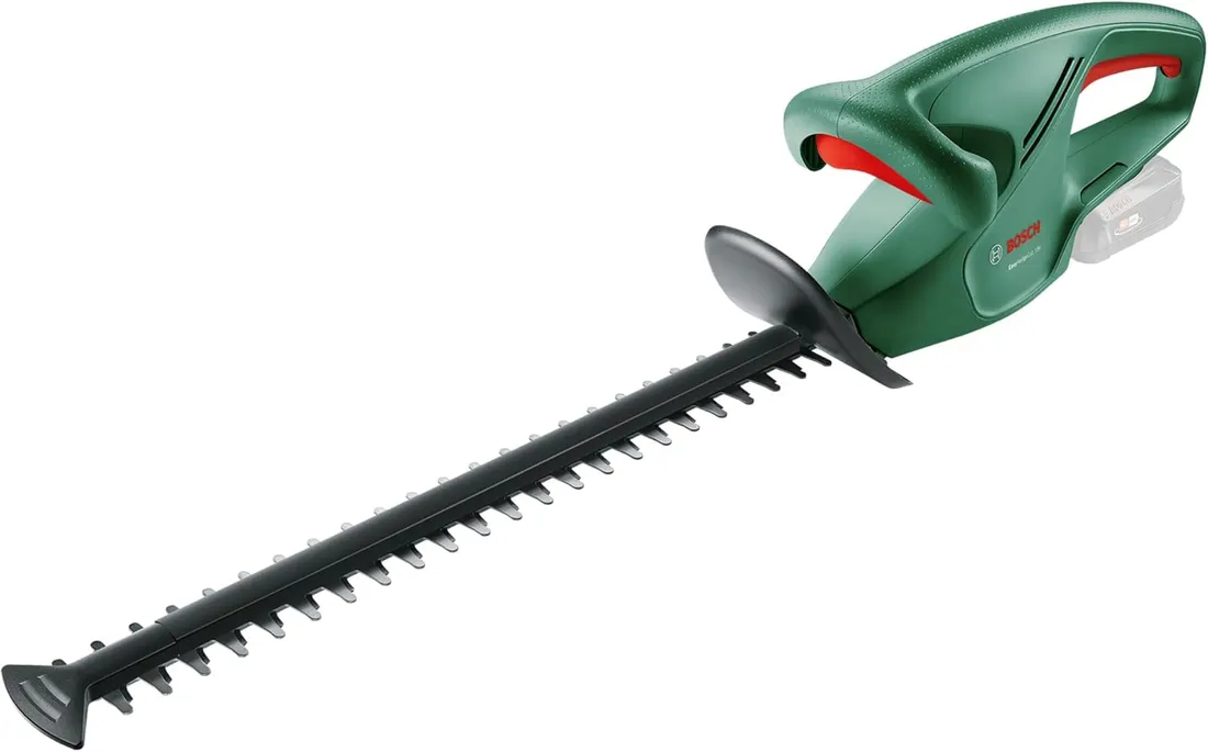 Bosch Tijeras cortasetos a batería EasyHedgeCut 18-45 (sin batería, sistema de 18 voltios, longitud de la cuchilla de 45 cm)